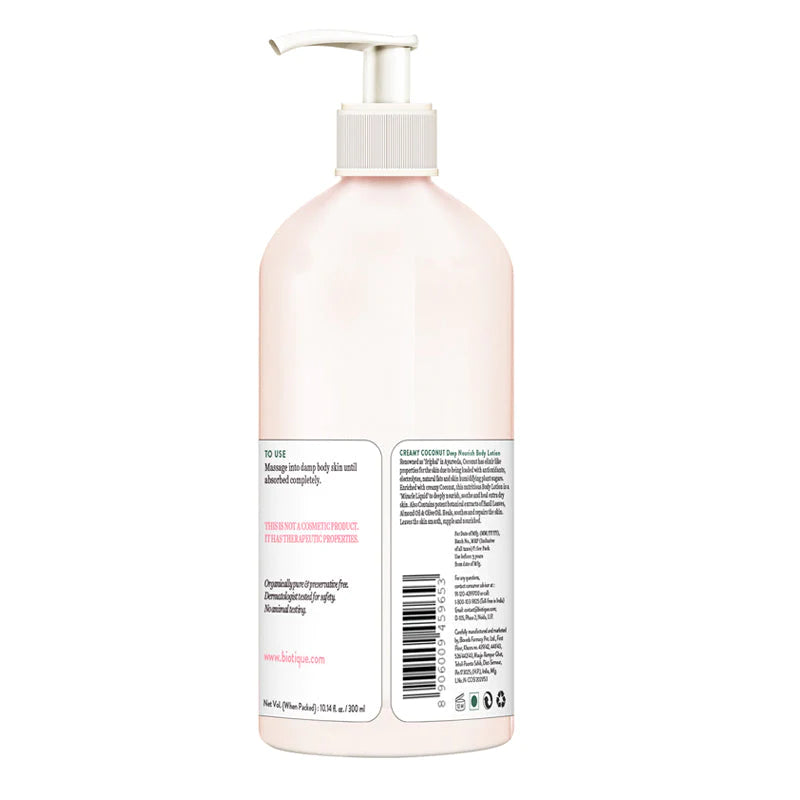 バイオティーク クリーミー ココナッツ ディープ ナリッシュ ボディローション 300ml