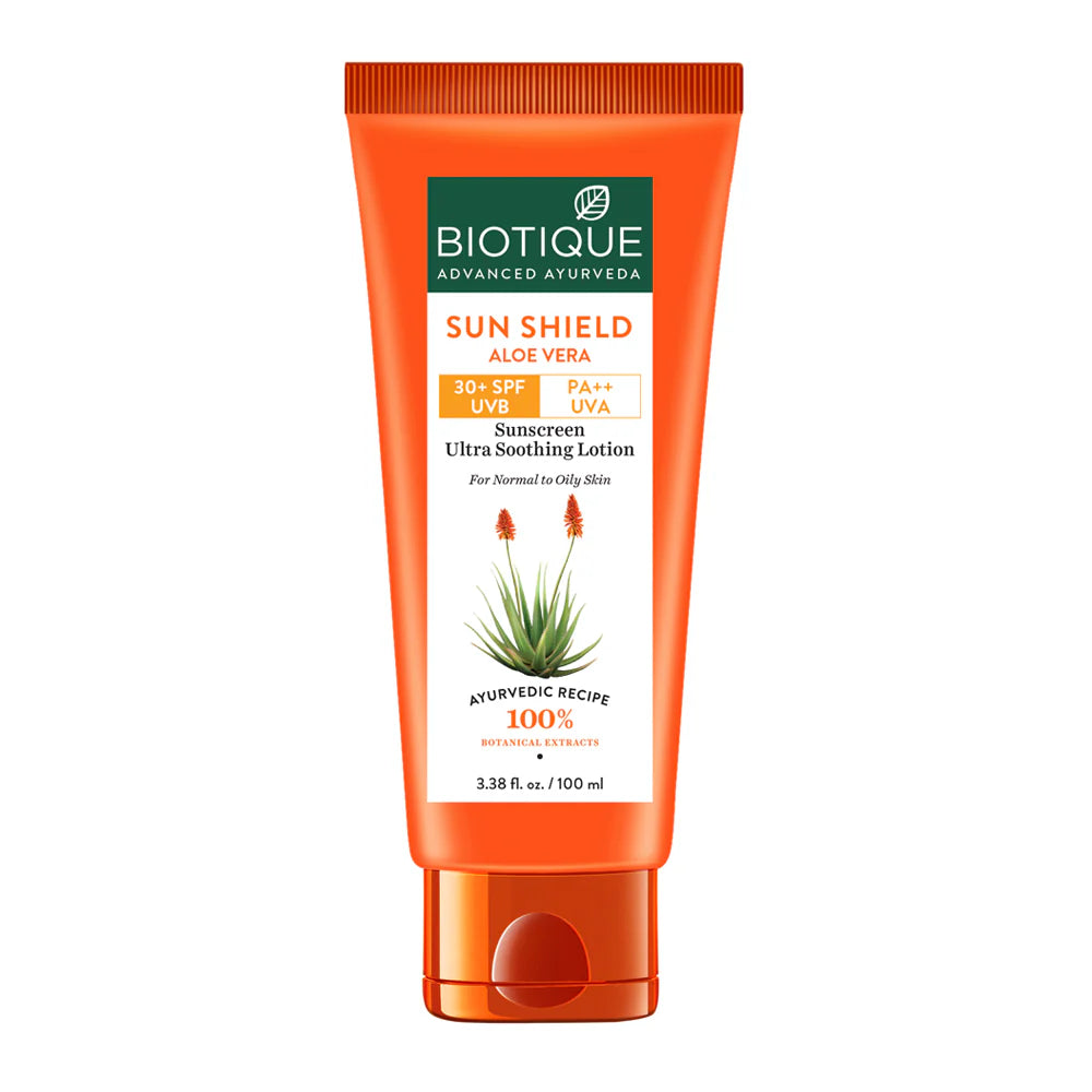 バイオティーク サンシールド アロエベラ 30+ SPF 日焼け止めローション 150ml