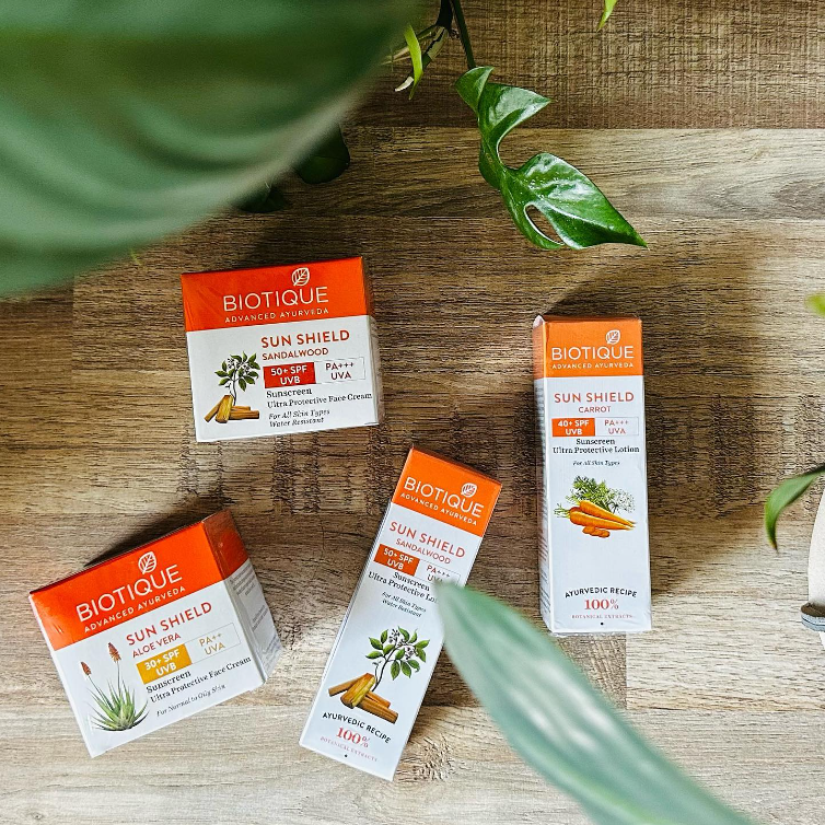 バイオティーク サンシールド サンダルウッド 50+Spf 日焼け止め 50g
