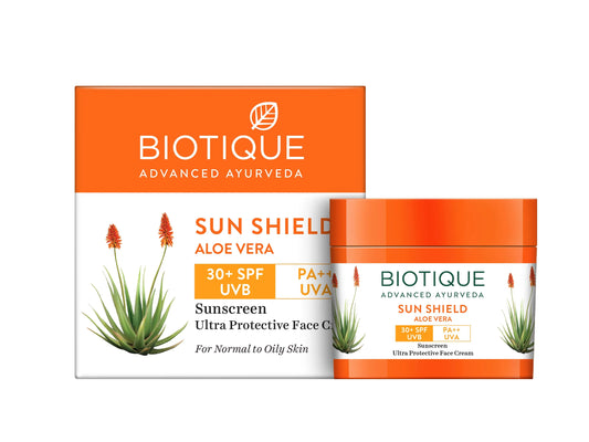 バイオティーク サンシールド アロエベラ 30+Spf 日焼け止めクリーム 50g